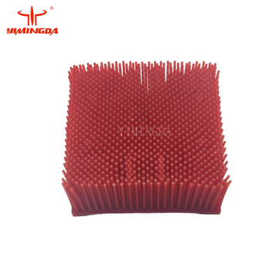Red Nylon Bristle Block 130298 / 704393 for VT2500 Auto Cutter 50 * 50 * 21mm